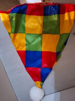 Disfraz Payaso Multicolor Talla Única