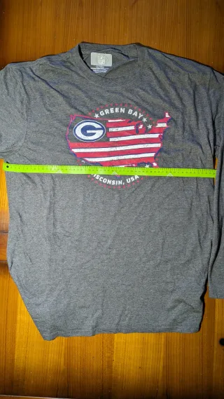 Maglia NFL Green Bay manica lunga grigia