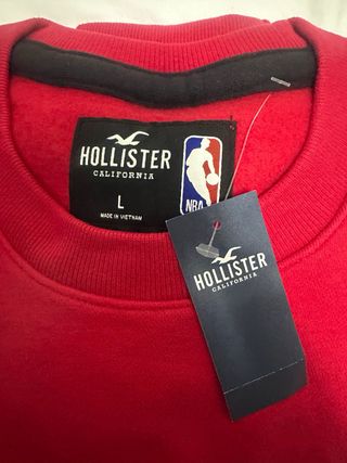 Sudadera Hollister NBA Talla L Roja