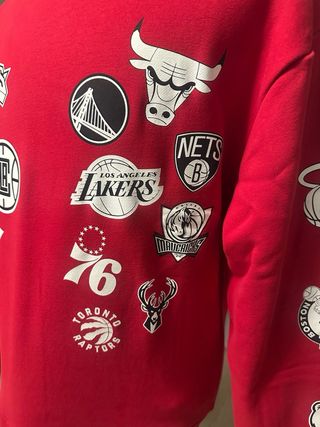 Sudadera Hollister NBA Talla L Roja