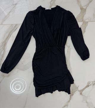 Vestito donna scollatura V nero