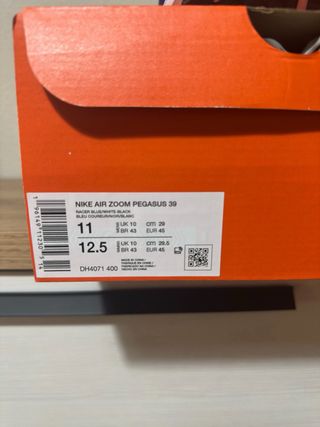 Nike Air Zoom Pegasus Nuevas Talla 45