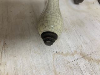 Manivela de puerta interior cerámica