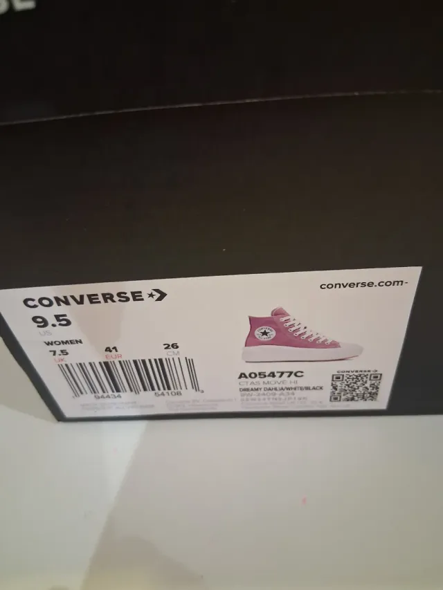 Zapatillas Converse plataforma rosas