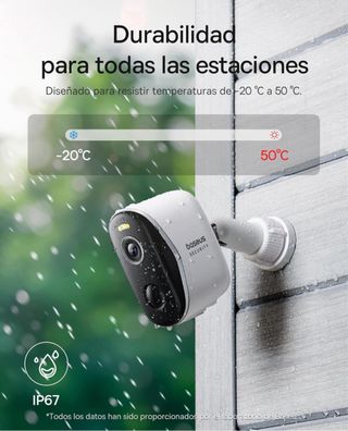 Baseus 2 Cámaras de Seguridad Inalámbricas