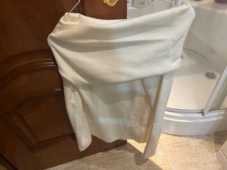 Jersey palabra de honor Zara color crudo