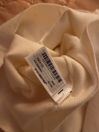 Jersey palabra de honor Zara color crudo