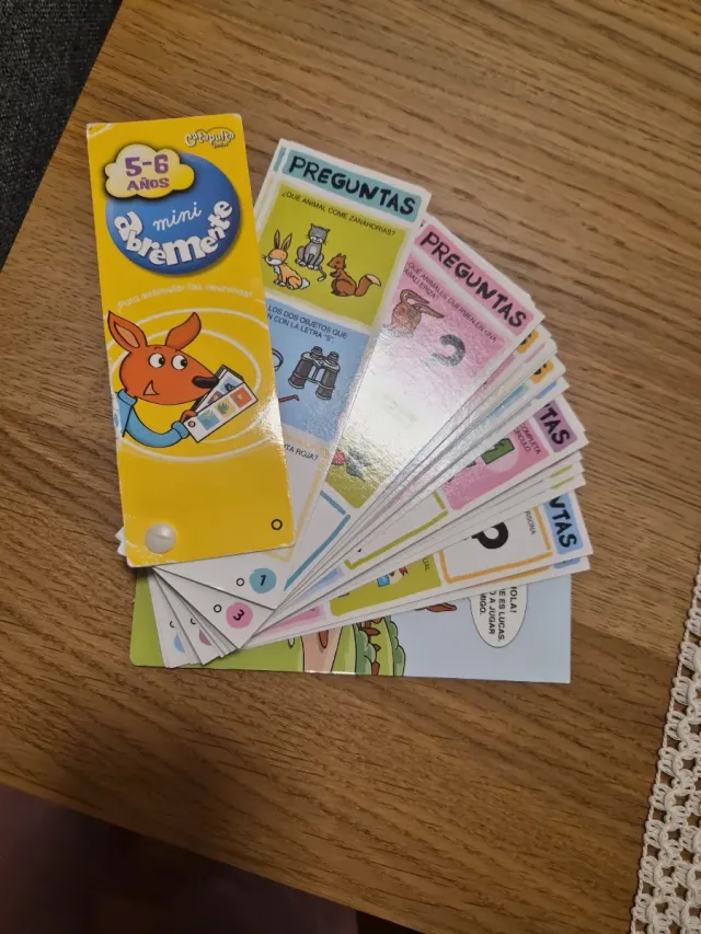 Juego de cartas Mini Ábrete! 5-6 años