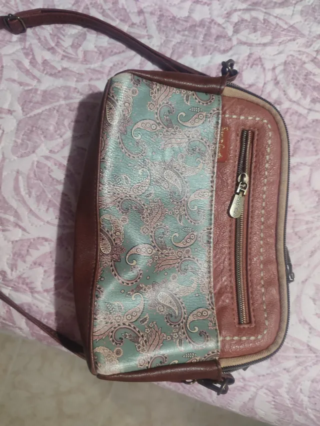 Bolso tipo Anekke Marrón Multicolor