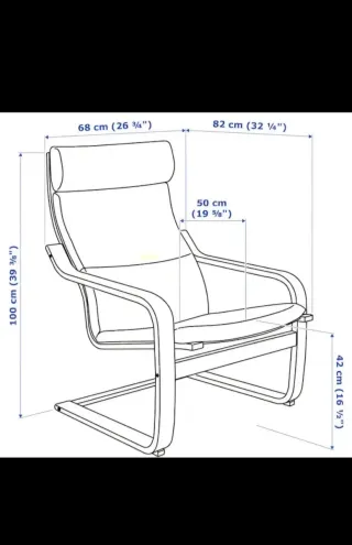 Sillón POÄNG IKEA madera abedul