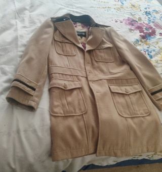 Abrigo Fórmula Joven Mujer Talla 50 Beige/Marrón