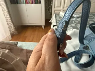 Bandolera Tous Beige y Azul