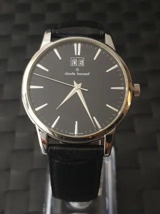 Reloj Claude Bernard Negro/Plata