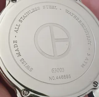 Reloj Claude Bernard Negro/Plata