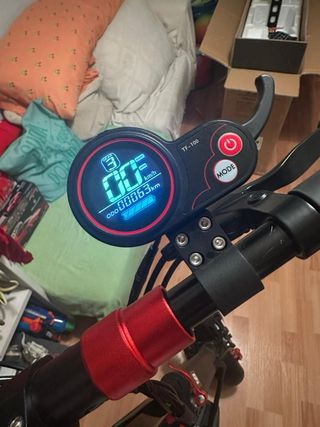 Patín Eléctrico Freeboy J01 Negro/Rojo Nuevo