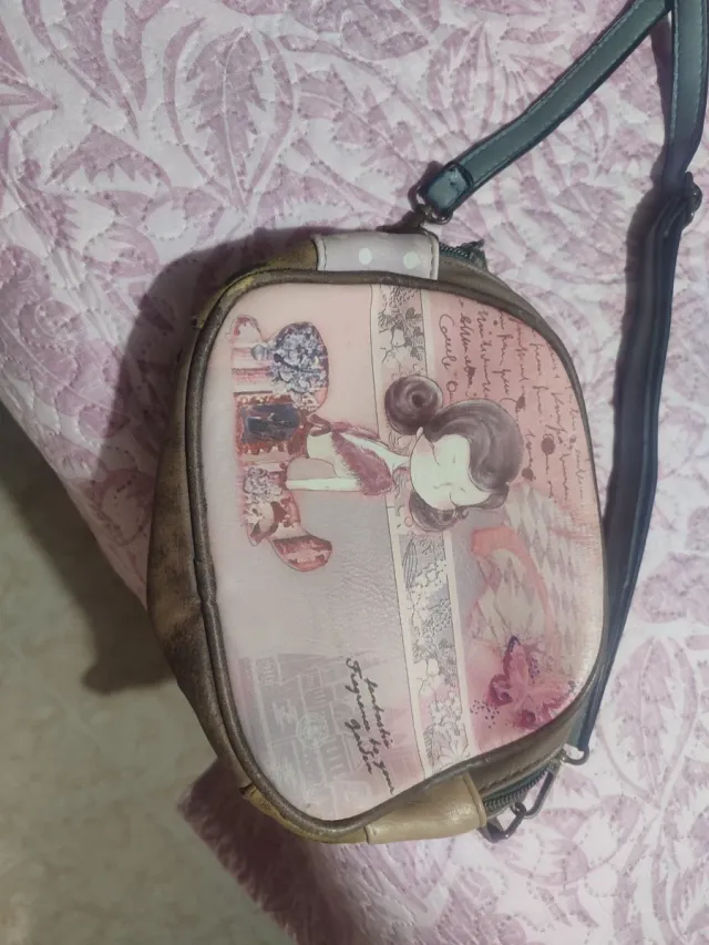 Bolso tipo Anekke estampado niña