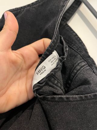 Pichi vaquero negro Mango