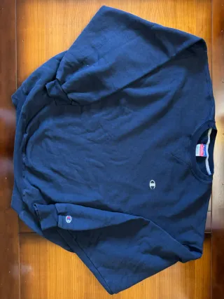 Felpa Champion Blu Navy Vintage USA