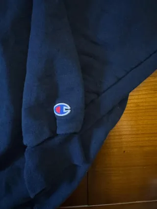 Felpa Champion Blu Navy Vintage USA