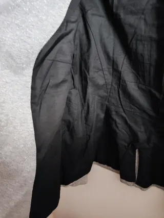 Americana Zara gris brillante