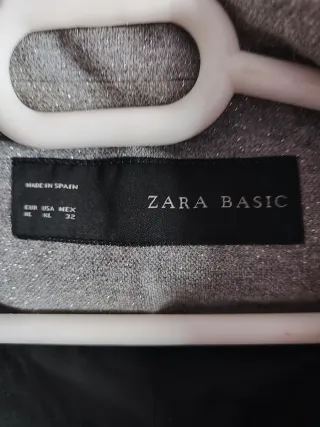 Americana Zara gris brillante
