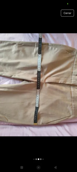 Traje Zara Chaqueta Pantalón Beige