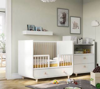 Cuna MYLLRA IKEA + Colchón