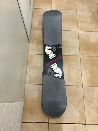 Tabla Snowboard con Fijaciones