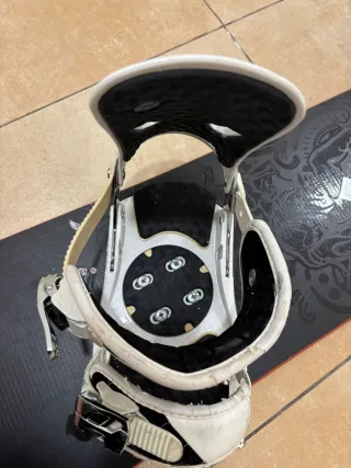 Tabla Snowboard con Fijaciones