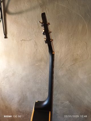 Guitarra Resonadora Washburn Negra