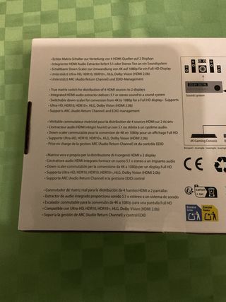 FeinTech VMS04201 HDMI 2.0 Switch 4x2