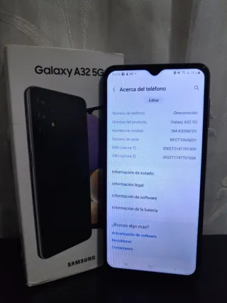 Samsung Galaxy A32 5G 128GB/4GB Negro IMPECABLE