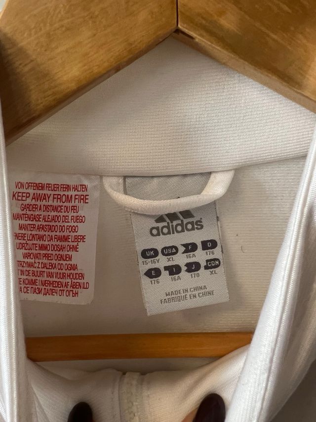 Chaqueta Adidas Real Madrid Blanca