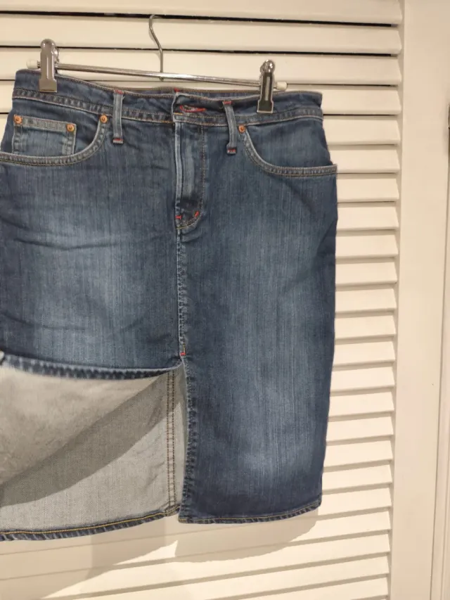 Falda vaquera azul