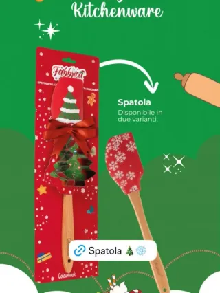 Spatola Fabbrica Silicone e Formine Natale