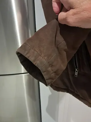 Chaquetón de invierno marrón