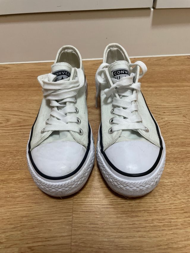 Zapatillas Converse plataforma blancas
