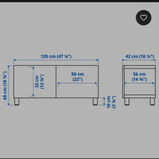 Mueble salón Besta Ikea