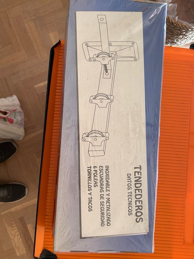 Tendedero Rizama Inoxidable Metalizado