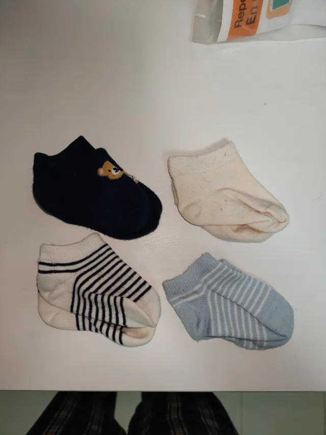 Calcetines Bebé 0-6 Meses (4 Pares)
