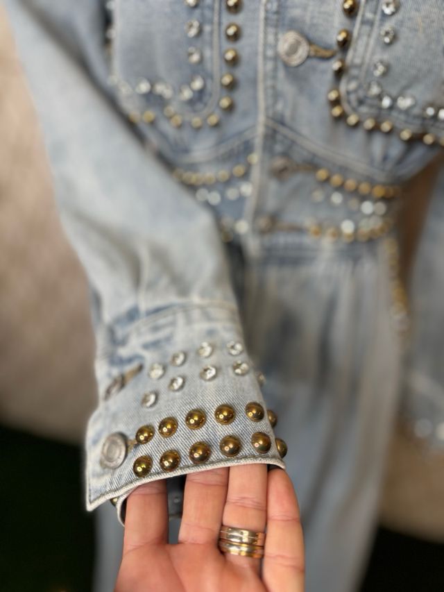 Vestido Vaquero Diseño Tachuelas