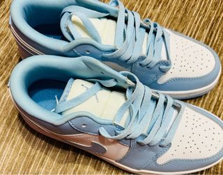 Nike Dunk Low Mujer Talla 40 Azul Blanco