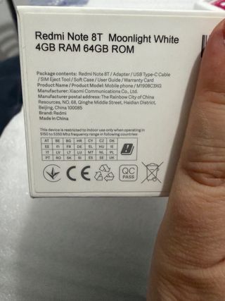 Xiaomi Redmi Note 8T Nero