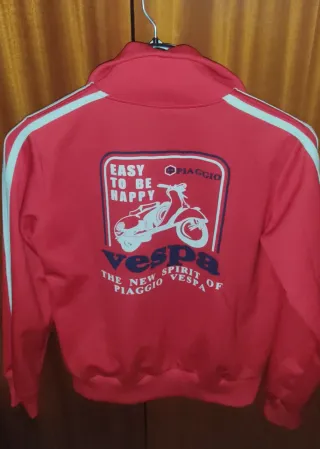 Sudadera Vespa Vintage Talla S Roja