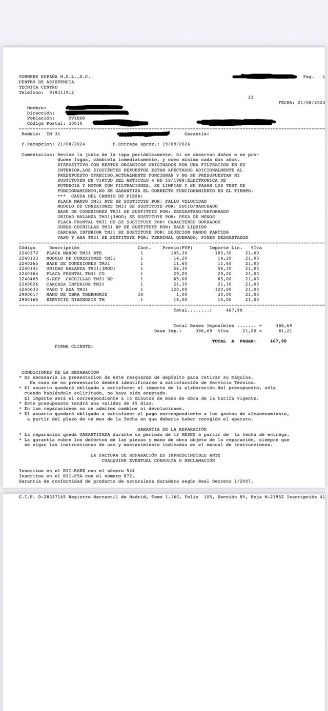 Thermomix TM31 Vorwerk