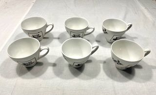 Conjunto de café de porcelana
