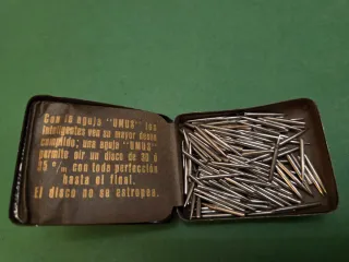 UMUS-ODEON Agujas Gramófono Lata Serigrafiada