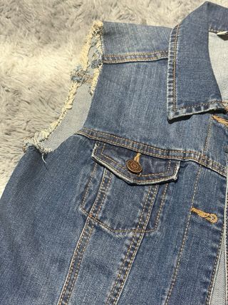 Chaleco vaquero Mango