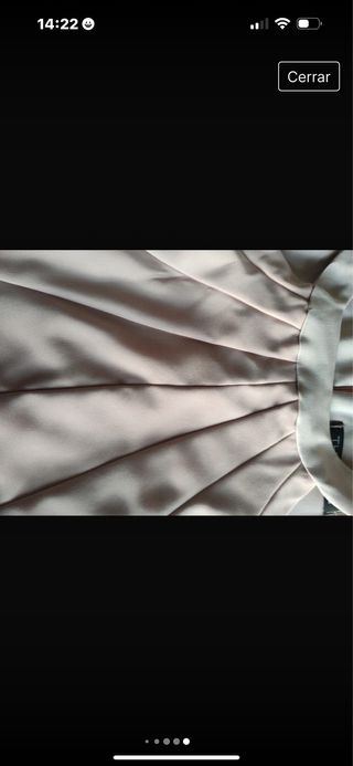 Vestido largo rosa palo talla 60