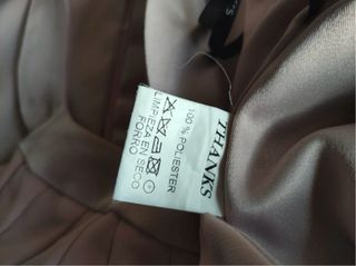 Vestido largo rosa palo talla 60